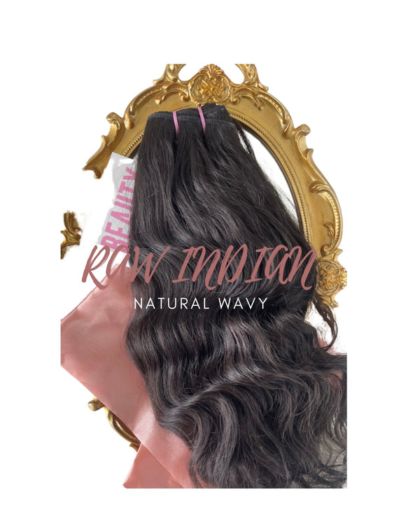 Raw Indian Wavy Hair Extensions